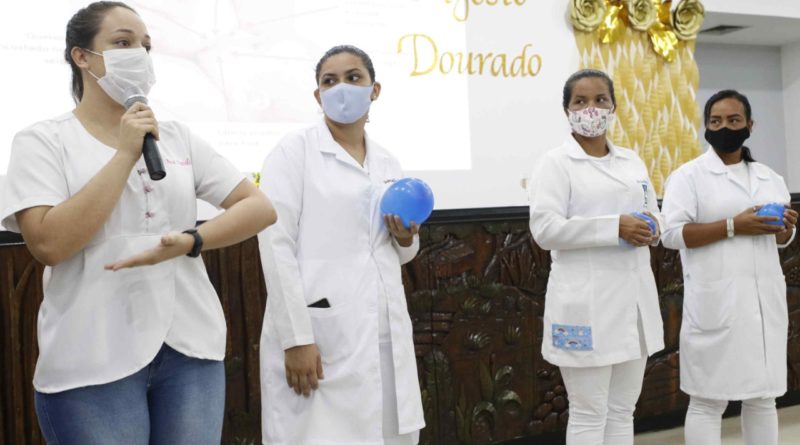 Agosto Dourado: Policlínica Codajás realiza programação temática sobre importância do aleitamento materno