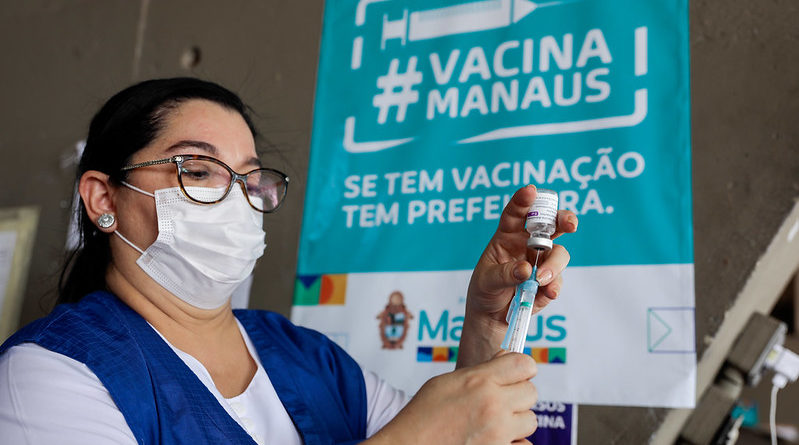 Prefeitura de Manaus define pontos de vacinação para a semana de 13 a 17/9