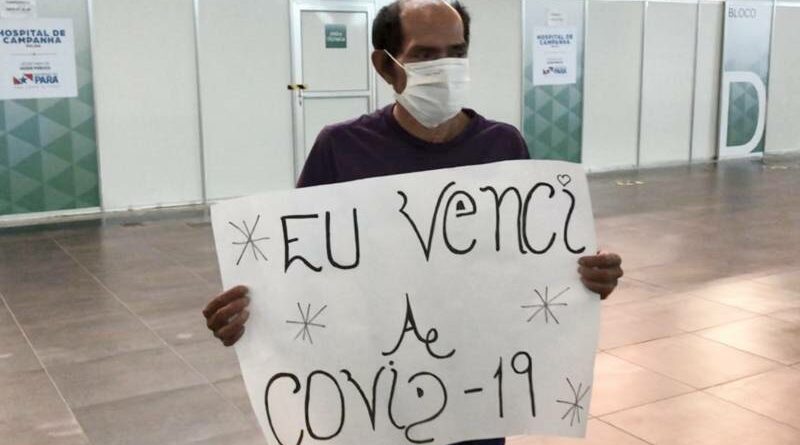 Último paciente do Amazonas recebe alta do Hospital de Campanha do Hangar em Belém