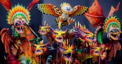 Artista revela segredos das alegorias do Festival de Parintins com réplicas em miniatura