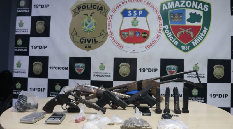 Agentes da SSP-AM prendem membros de organização criminosa durante operação “Cidade Mais Segura”