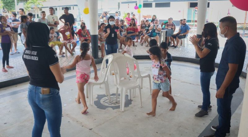 SSP-AM promove ação social em comemoração ao Dia das Crianças, no Centro