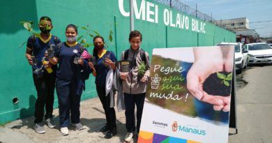 Prefeitura de Manaus doa 800 mudas no Parque das Nações