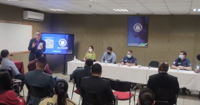 Secretário executivo da Seap Paulo Cesar Gomes discursa no encerramento do curso de gestão orçamentária e financeira no âmbito público