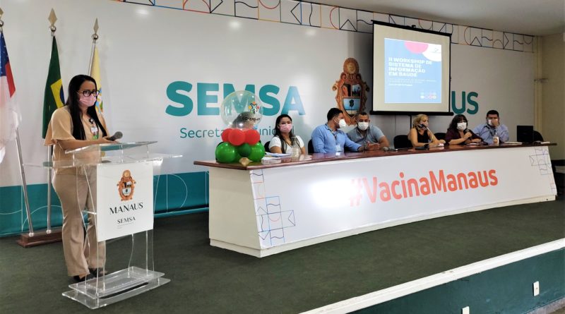 Sistemas de monitoramento de dados da Semsa são apresentados em workshop do Cosems/AM