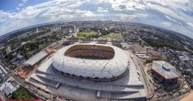 Rua ao lado da Arena da Amazônia é interditada nesta quinta-feira (14) em virtude do jogo do Brasil