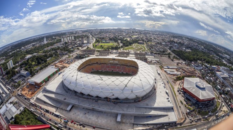 Rua ao lado da Arena da Amazônia é interditada nesta quinta-feira (14) em virtude do jogo do Brasil