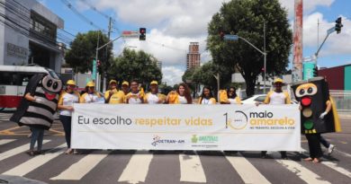 Detran Amazonas encerra Maio Amarelo orientando condutores e pedestres sobre regras que devem ser respeitadas